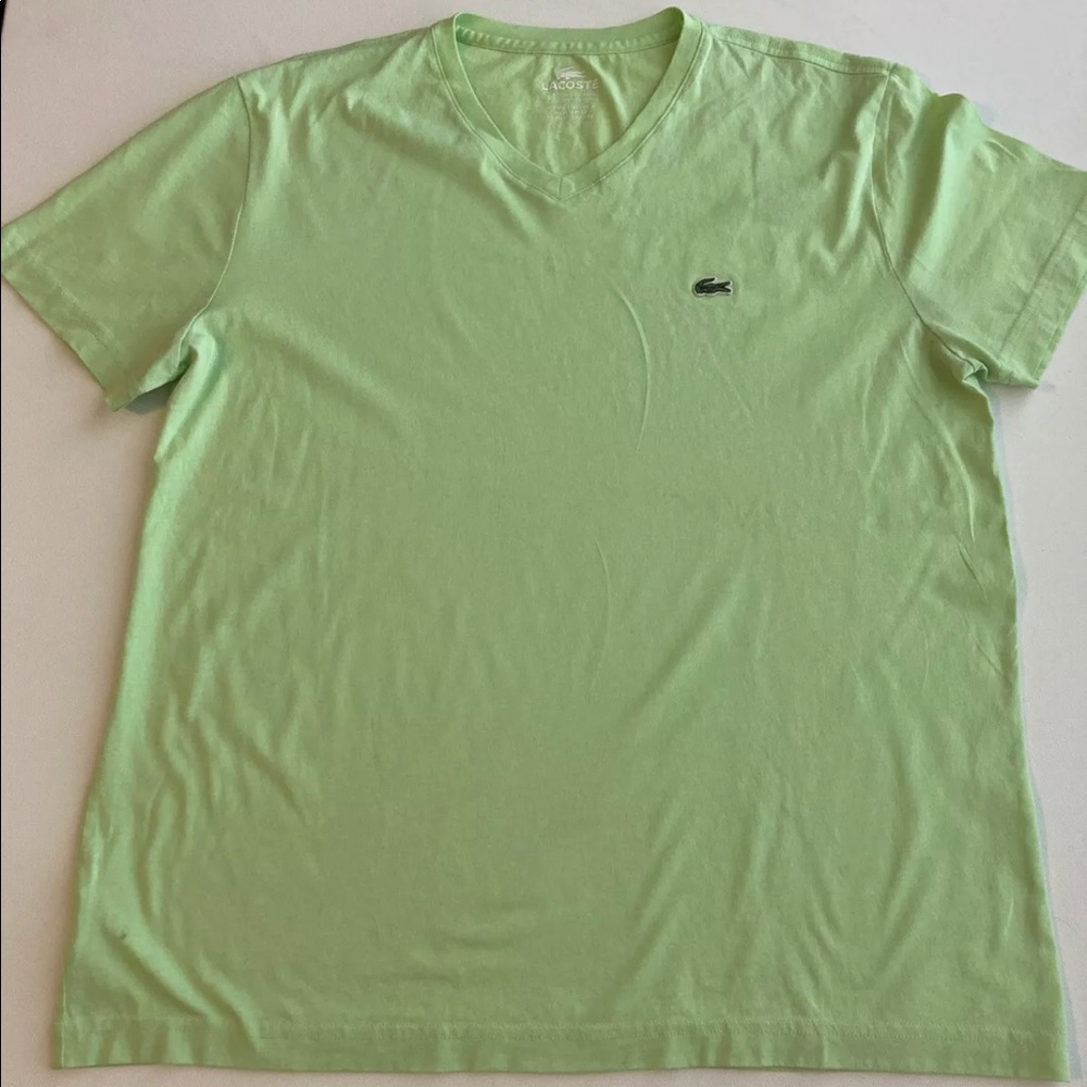 Lacoste shirt in LIME green - Picture 2 of 6